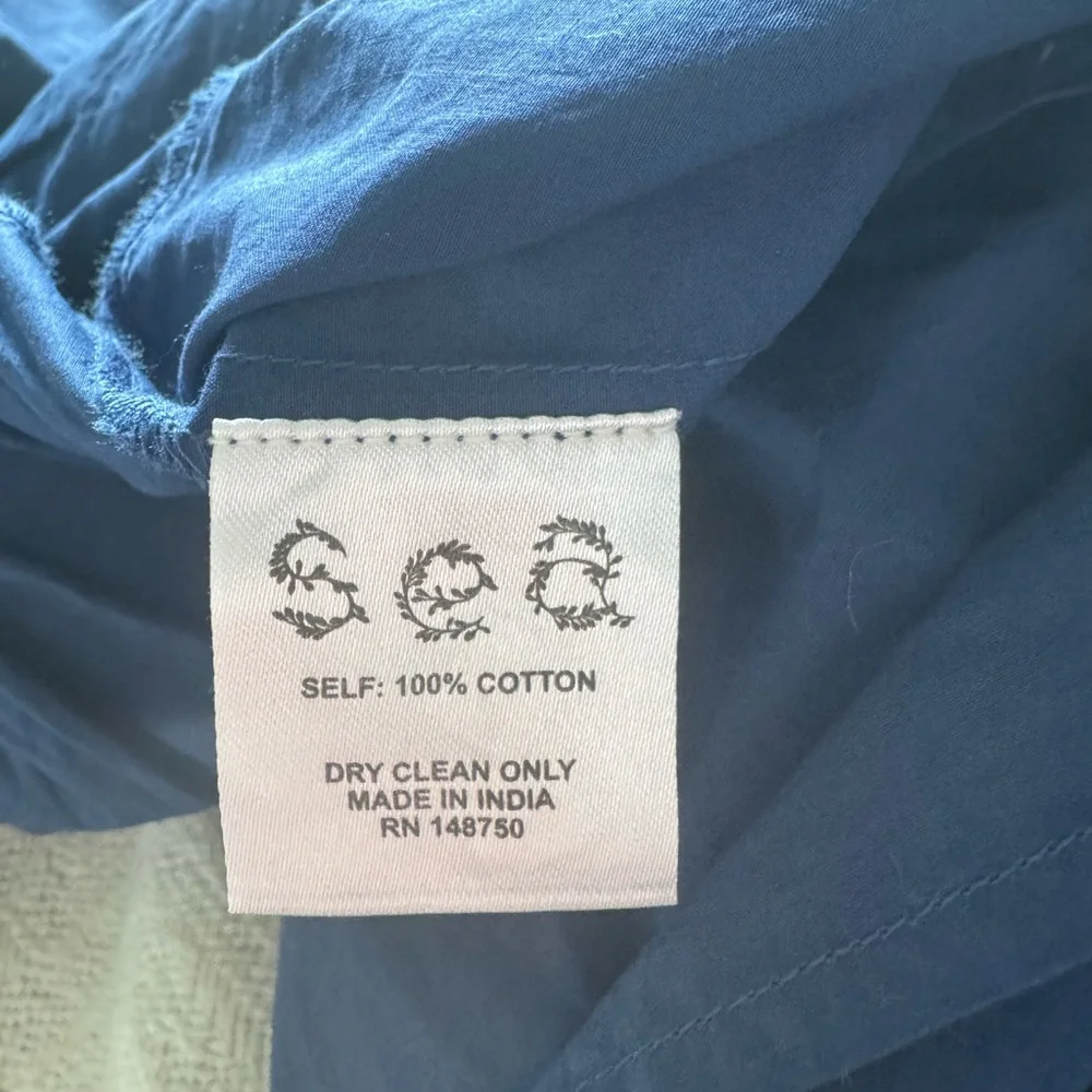 SEA, New York, Kids Blue Ruffled Dress new with tags cotton size 3-5 year - Picture 6 of 6